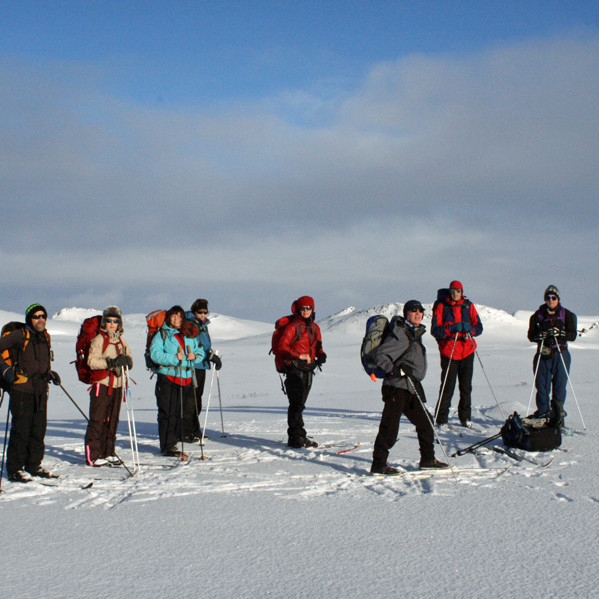 Fagurt er á fjöllum! Rauðuborgir í baksýn.