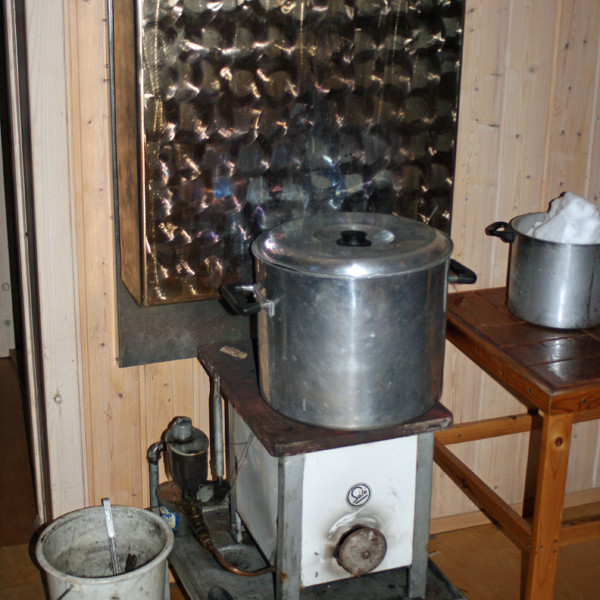 Sóló eldavélin í Fjallaborg er frábært tæki.