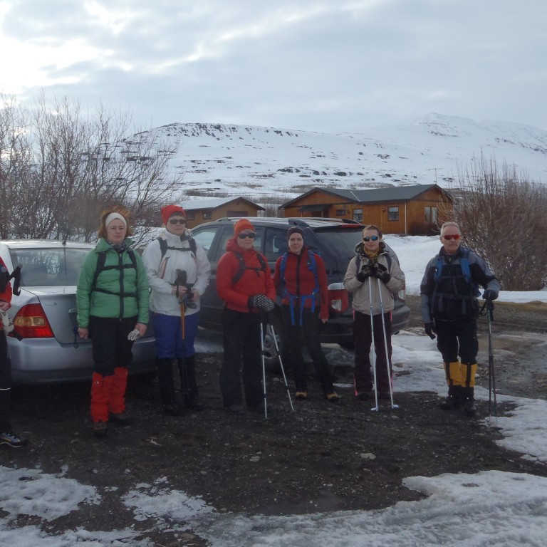 Elín,Bergþóra, Linda, Þórunn,Líney, Kerstín og Halldór