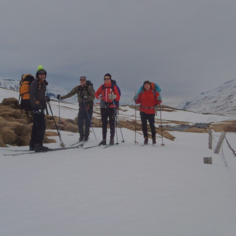 Skíðafærið var ljómandi gott.