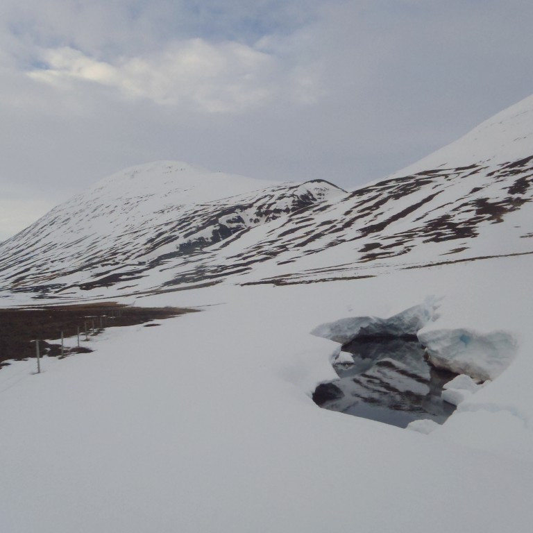 Séð inn að Hafrárgili