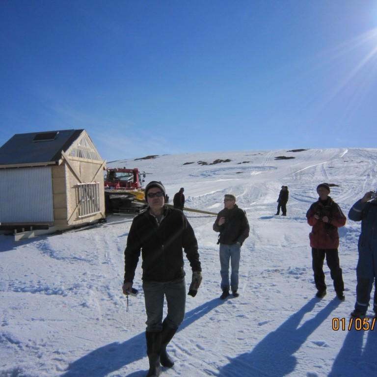 Forstofan á Lamba á leiðini inn Glerárdal.