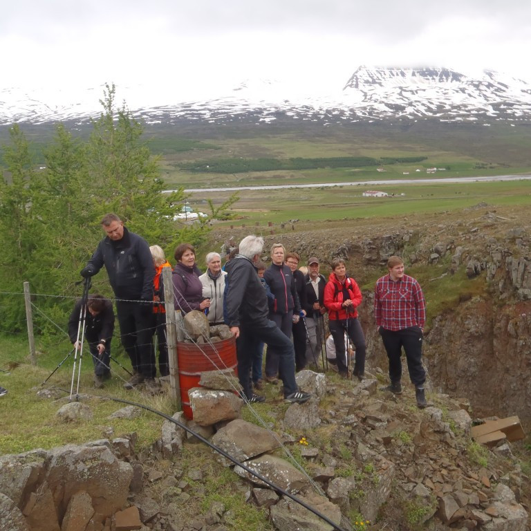 Gísli Pálsson frá Dagverðartungu segir frá skógrækt þeirra systkina á jörðinni.