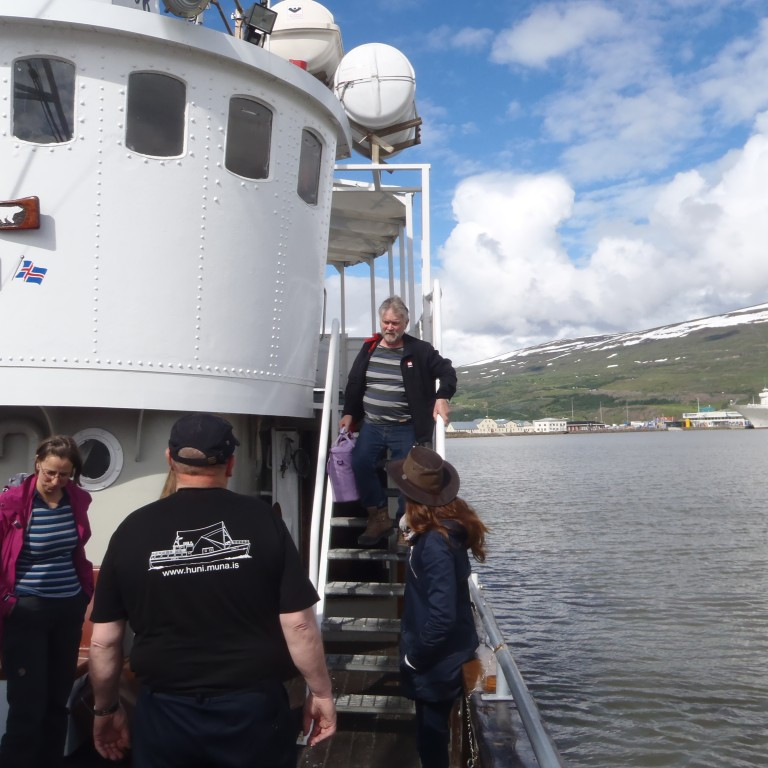 Lagt var af stað frá Akureyri