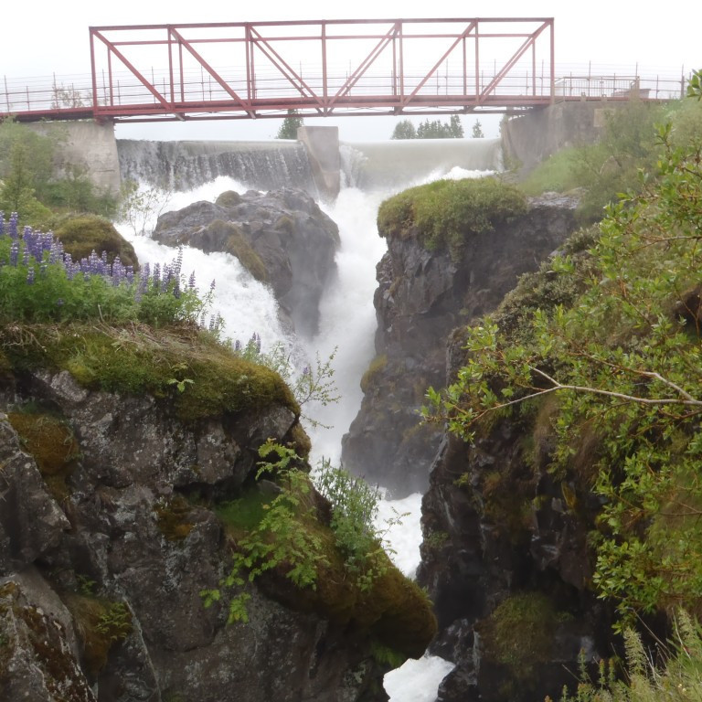 Glerárfoss í vexti