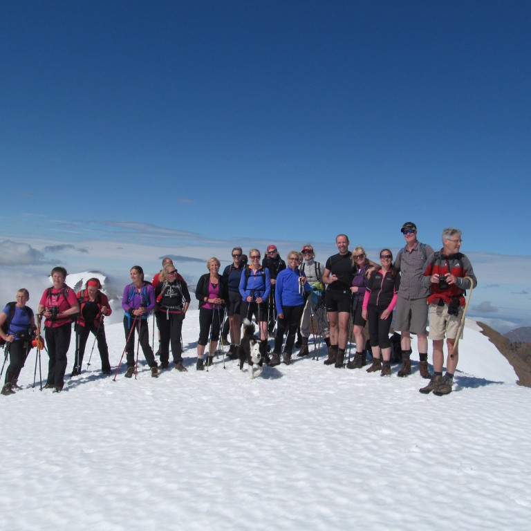 Kominn á Þverfjall.