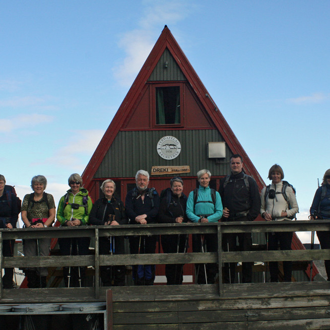 Lagt upp frá Dreka í Öskju að morgni 26. júlí.