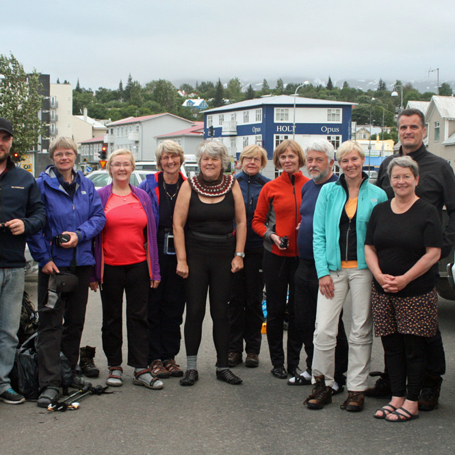 Komin heim til Akureyrar að kvöldi 29. júlí.