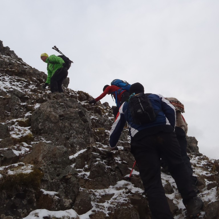 Bratt var upp síðasta hjallann.