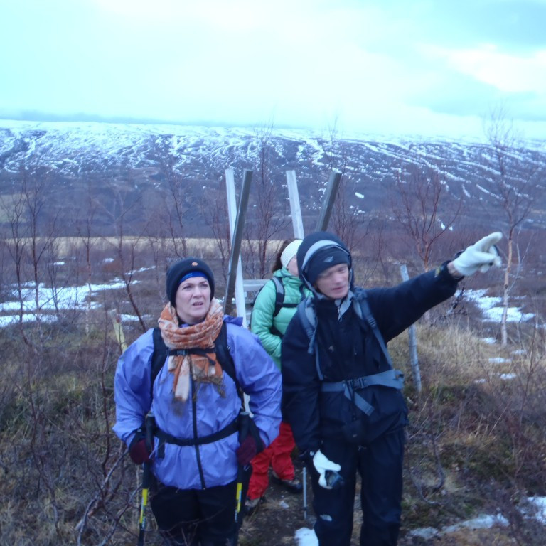 Spáð í gönguleiðina