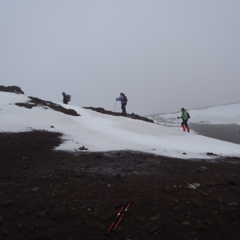 Gengið út á hnjúkinn