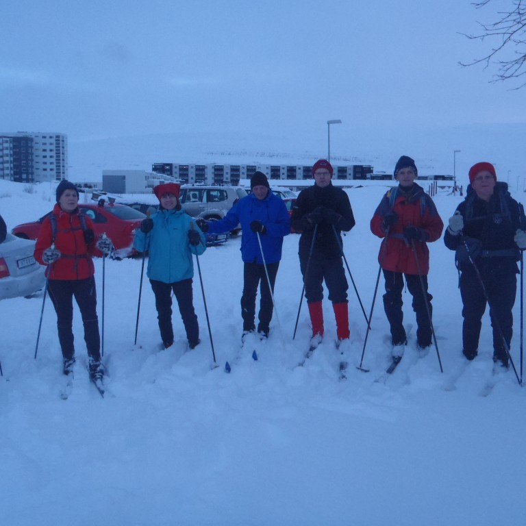 Brynleifur, Elín, Anna María, Hilmar, Hörður, Gétar og Ingvar