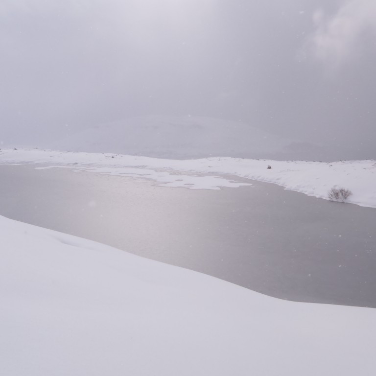 Vatn ofan Finnastaða.