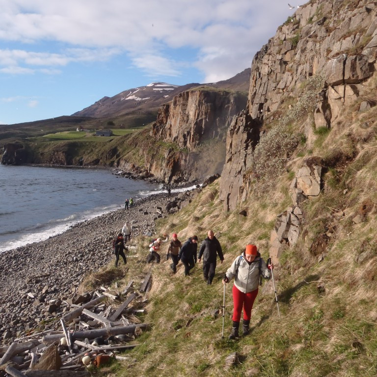 Auðvelt að ganga niður