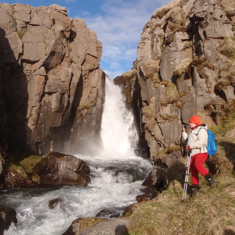 Annar fallegur foss ofar.