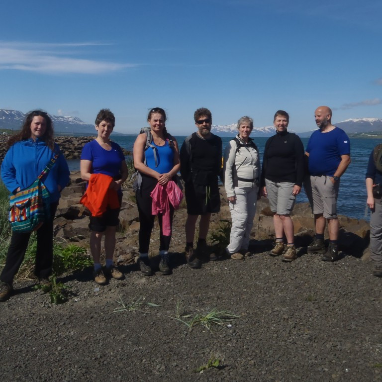Endað við ósa Glerár.