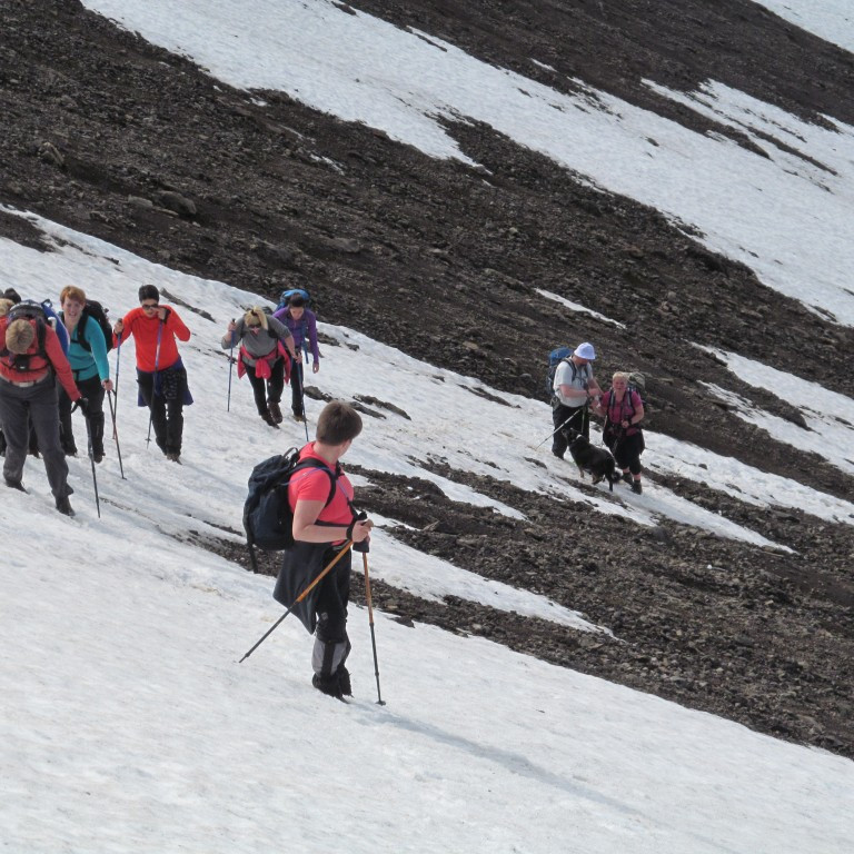 Að verða kominn í skarðið.