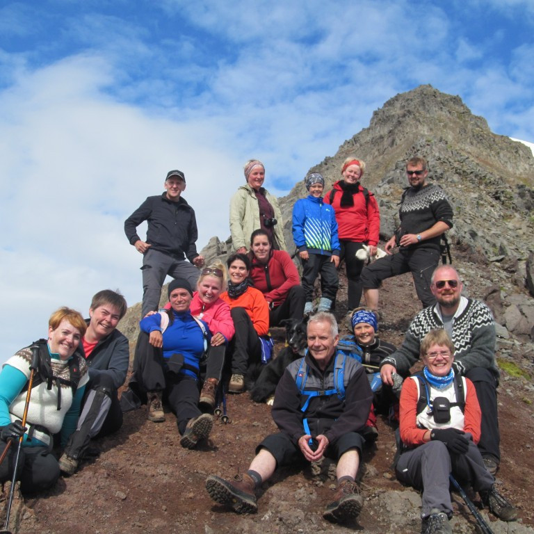 Sæl og glöð að vera kominn í Hestskarð.