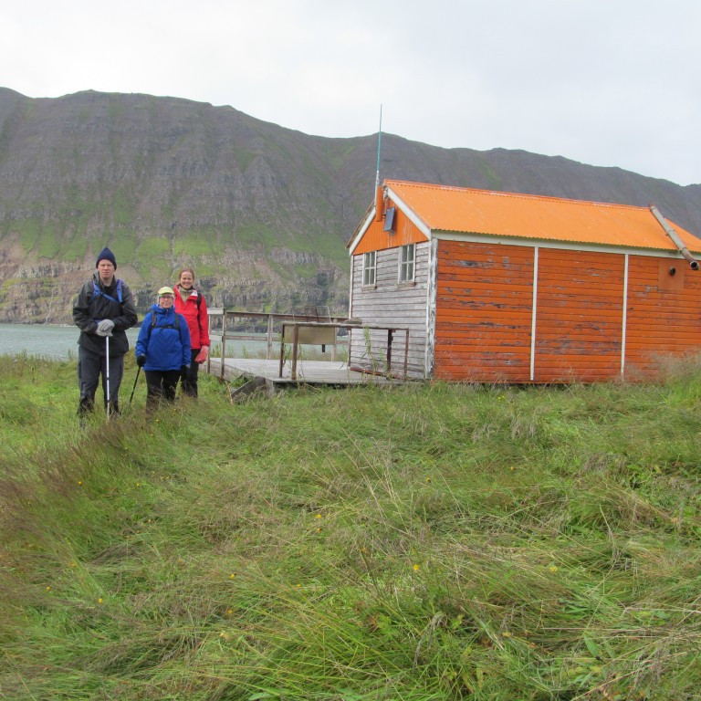 Hér var farið að birta til.
