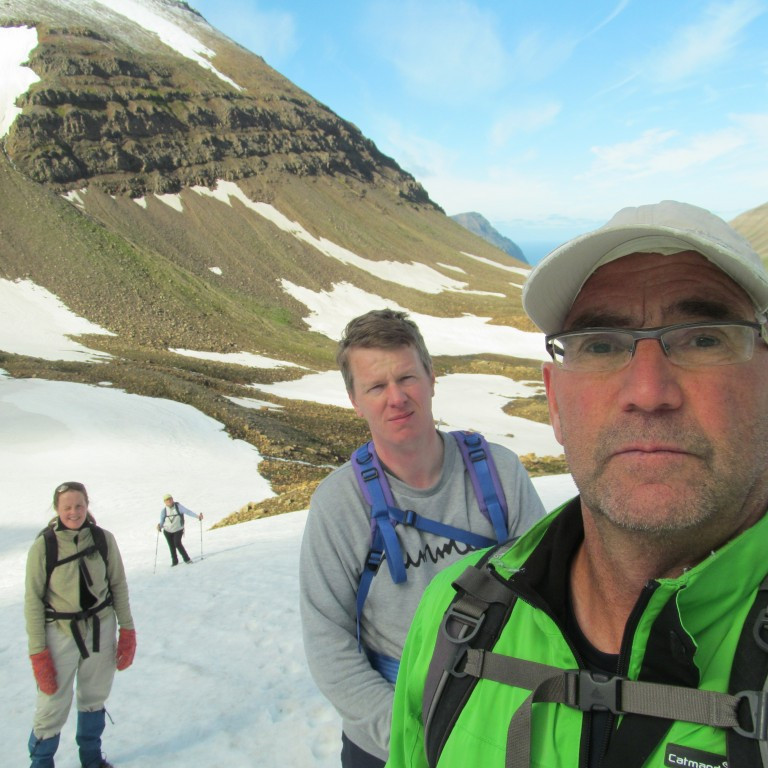 Að verða kominn upp í Rauðskörð.