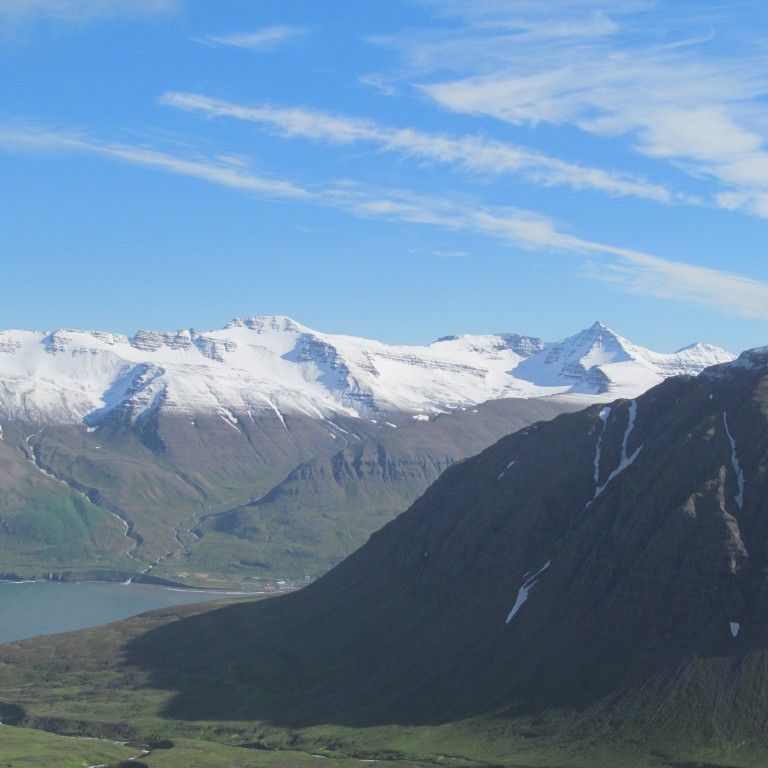 Ósbrekkufjall Múlakolla Kistufjall og Kerahnjúkur .