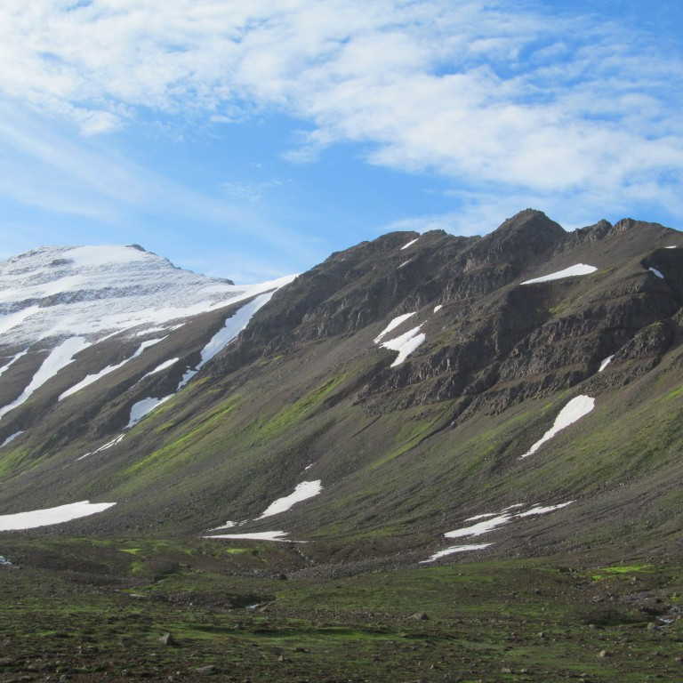 Steinneshnjúkur og Rauðskörð í baksýn.