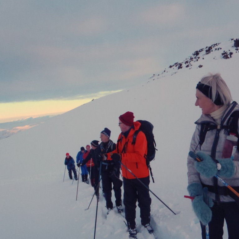 Brekkan upp á Stórhæð