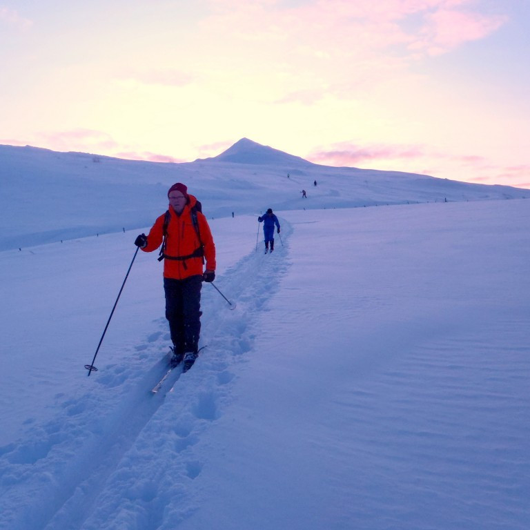 Skíðafæri fyrir alla niður af Súlumýrum.