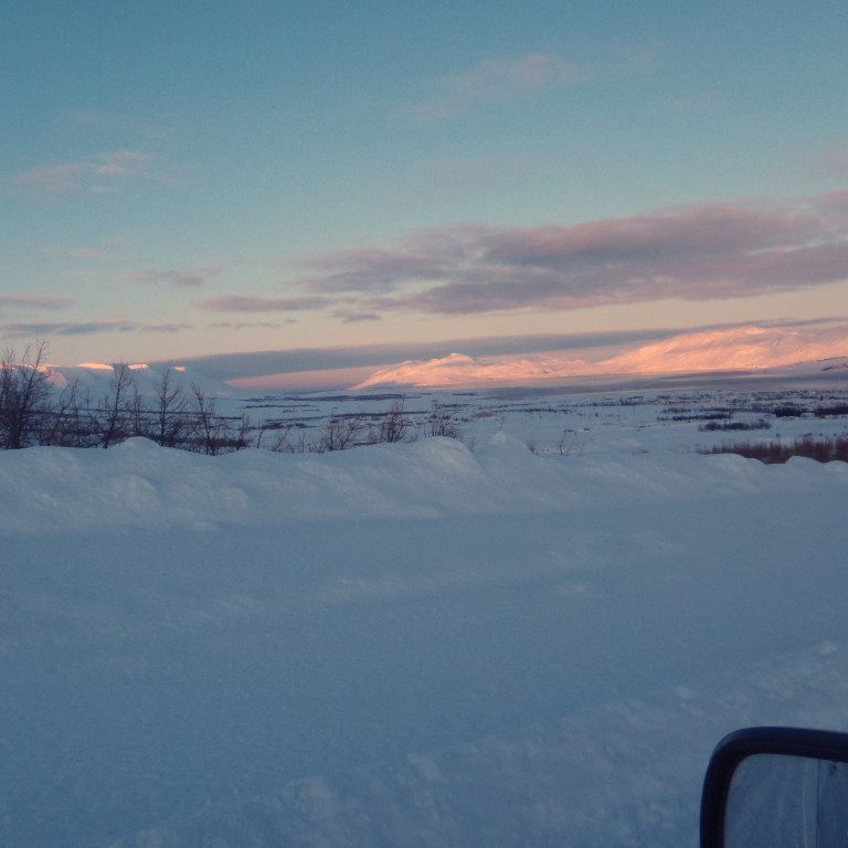 Séð út Eyjafjörð.