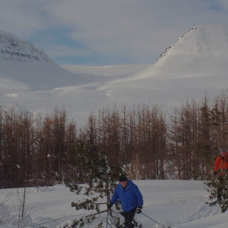 Reistarárskarð í baksýn