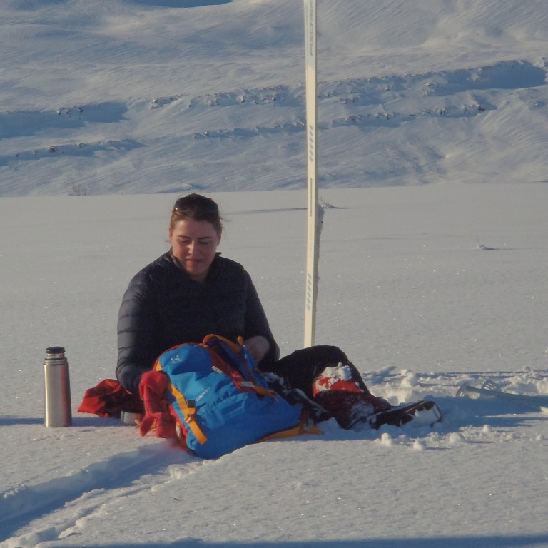 Kaffistopp. Margrét Guðmundsdóttir