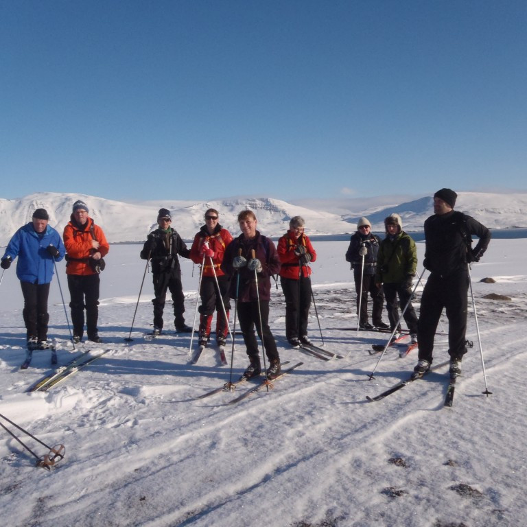 Mikið útsýni er af Bjarnarhól.