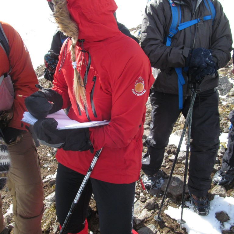 Skrifað í gestabók.