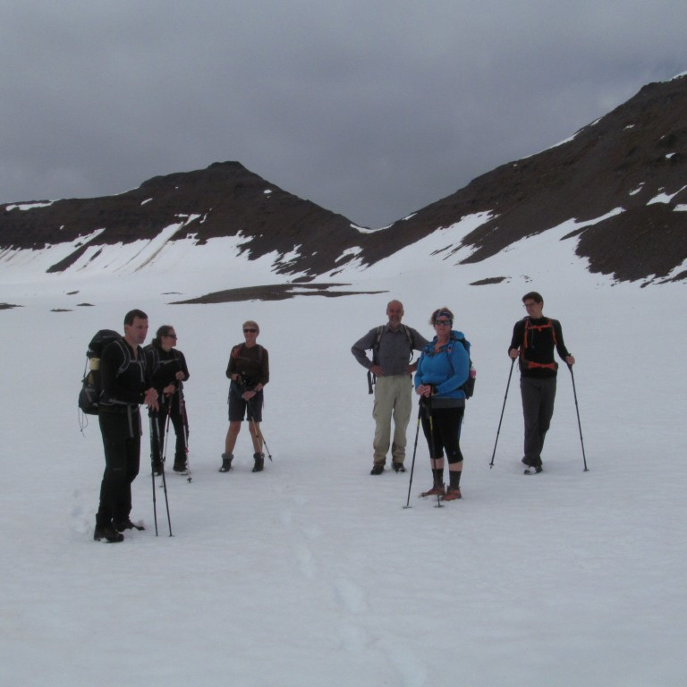 Hnúta, Þröskuldur og Kistufjall í baksýn.