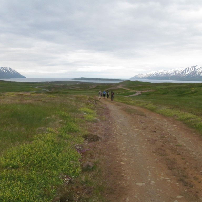 Horft út Eyjafjörð.