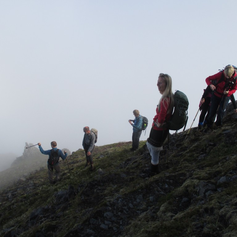 Þegar þokan er að byrja að leysast upp