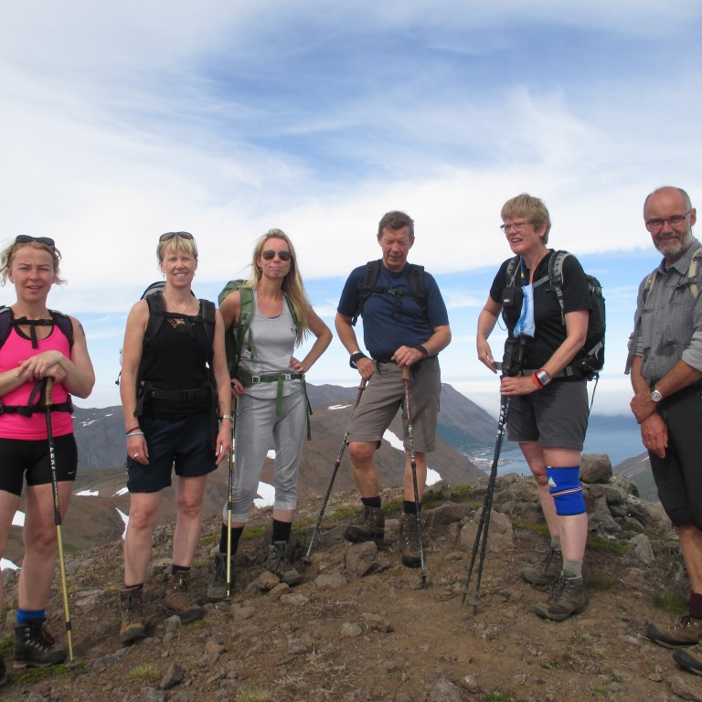 Hópurinn á Presthnjúk