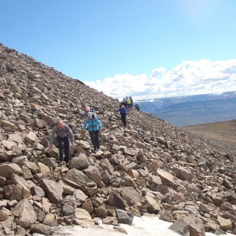 Kominn upp í Heimari-Lambárbotna.