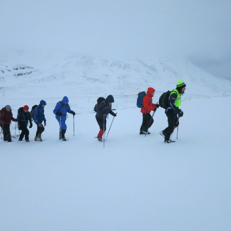 Gengi upp hlíðina.