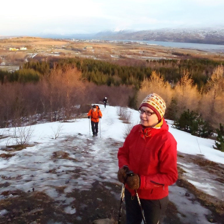 Gengið upp hrygginn