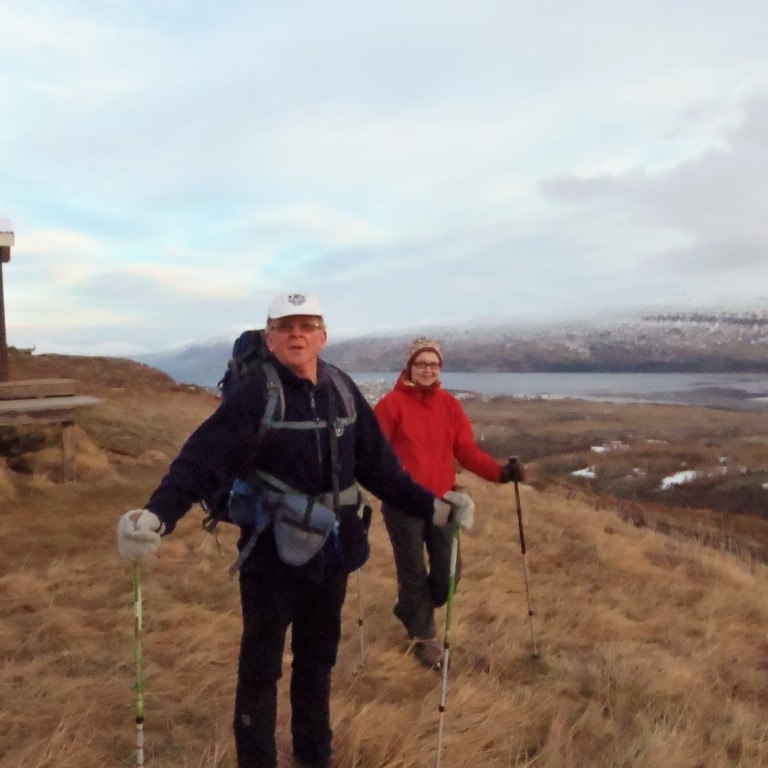Veðrið var einsa best verður á kosið.