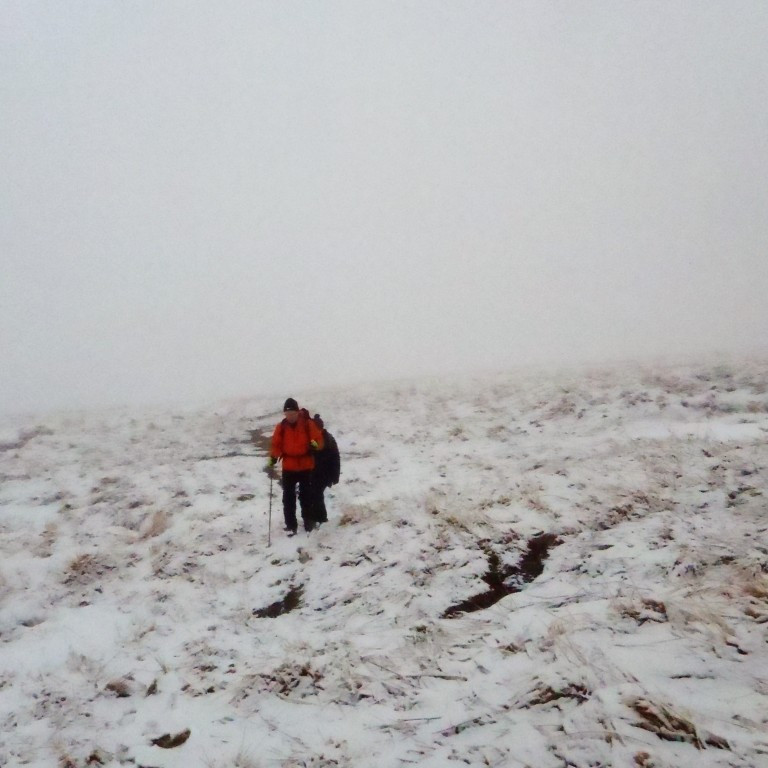Smá föl hafði komið um nóttina sem gerði göngufærið bara betra.