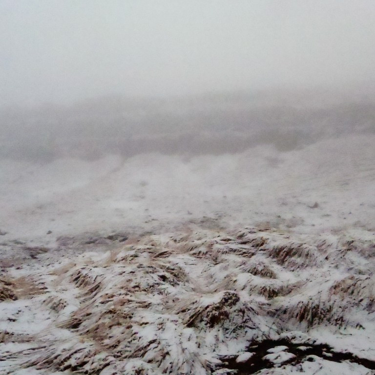 Bæarklettar í þokunni