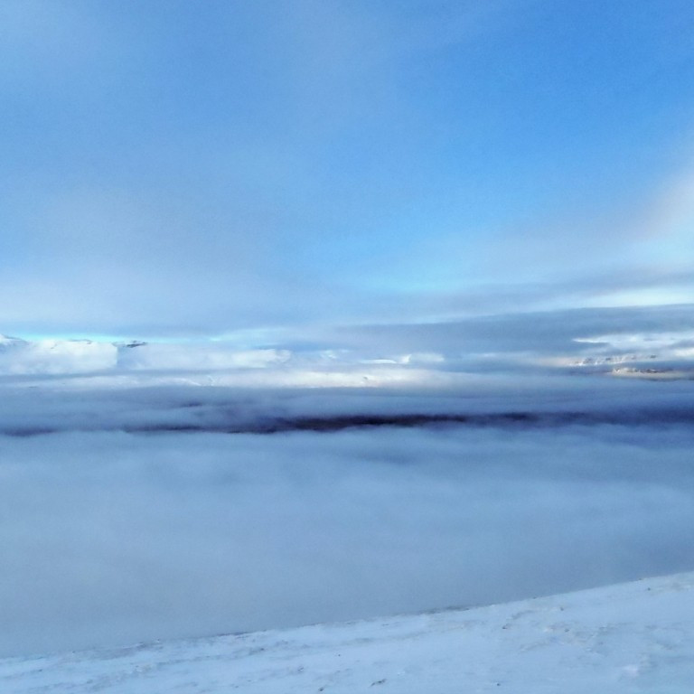 Þokan að leysast sundur