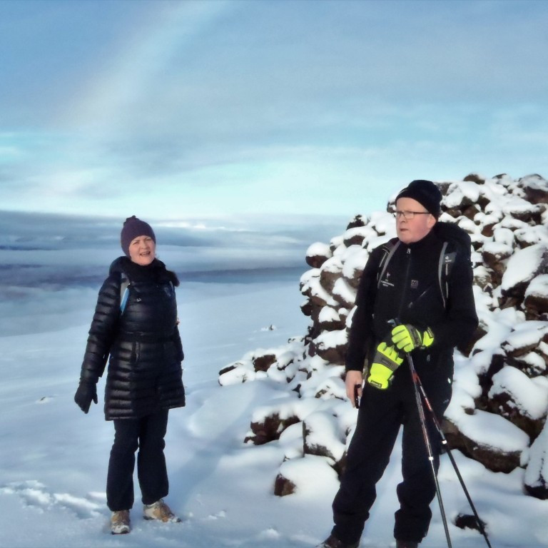 Komin upp að Skólavörðu