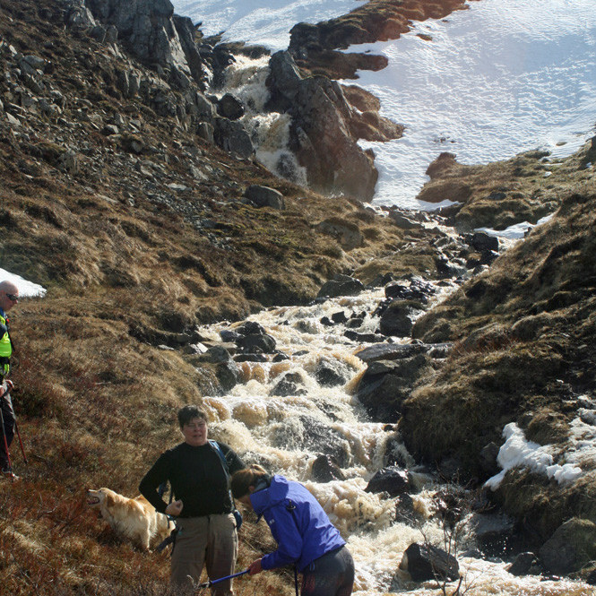 Vorleysing í Fremri-Hlífá við Súlugötuna.