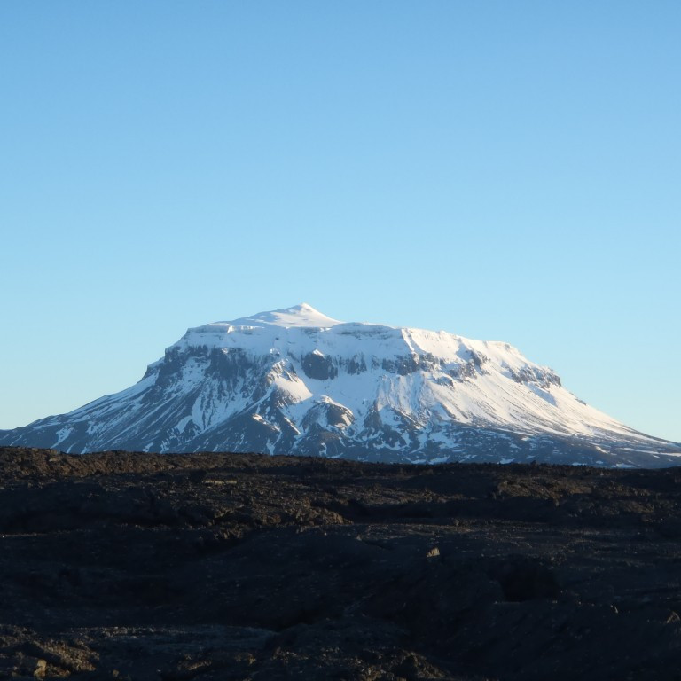 Herðubreið skartaði sýnu fegursta.