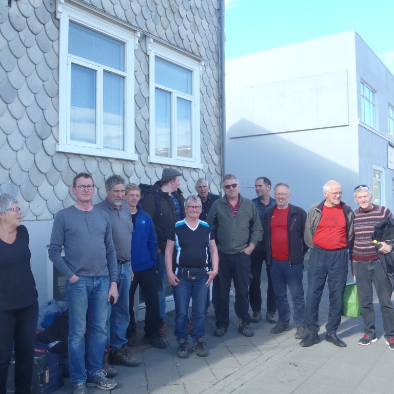 Vinnuhópurinn sem fór í ferðina