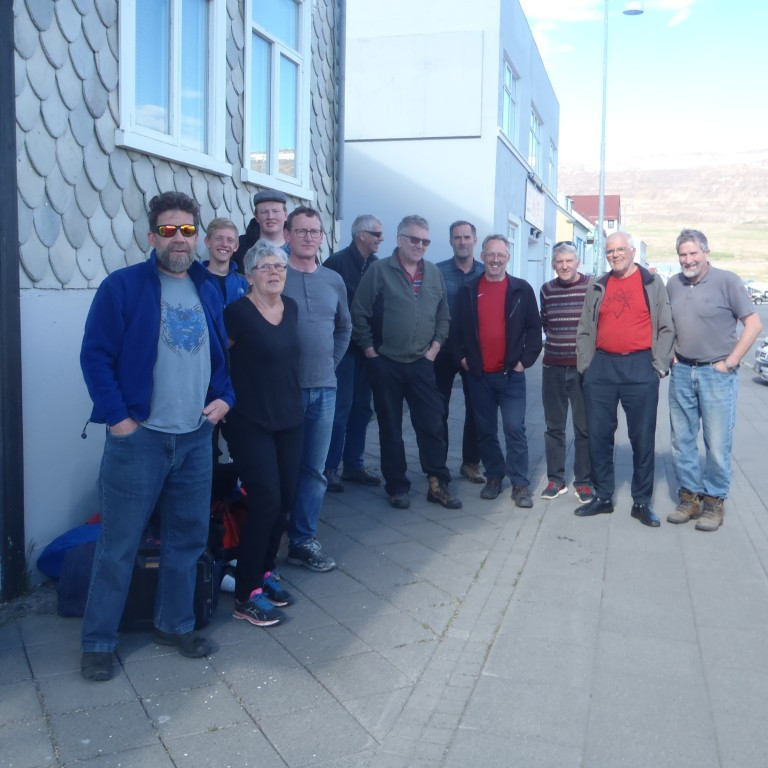 Vinnuhópurinn sem fór í ferðina