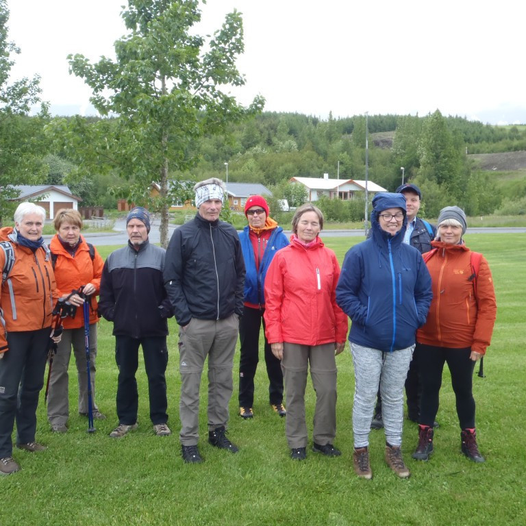 Lagt af stað frá Laugaborg